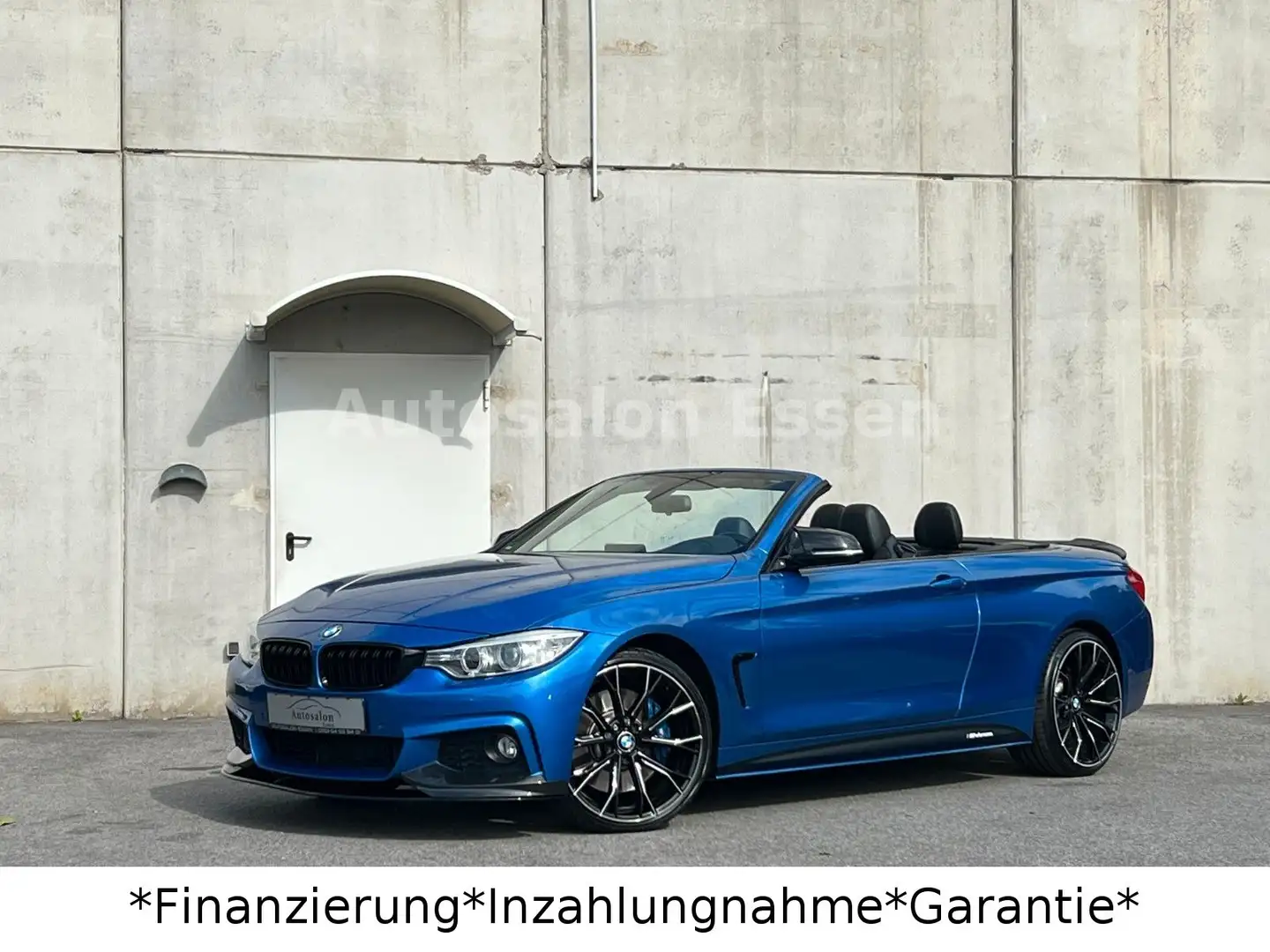 BMW 435 i Cabrio M-Performance*Head up*Kamera*H&K*20* Blau - 2