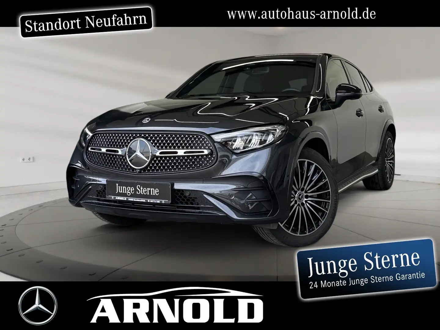 Mercedes-Benz GLC 450 GLC 450 d 4M Coupe AMG-Line PanoD. AHK DISTRONIC Grau - 1