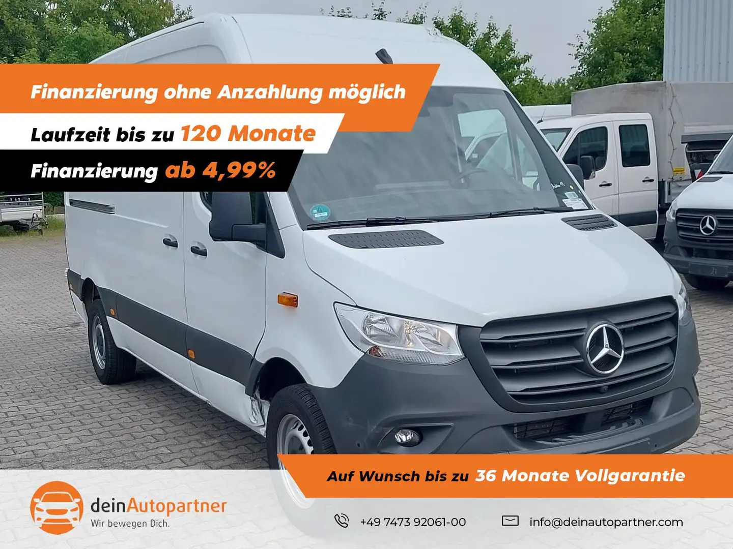 Mercedes-Benz Sprinter III Kasten 317 CDI RWD L2 NAVI/KLIMA/SHZ/360° KAME Weiß - 1