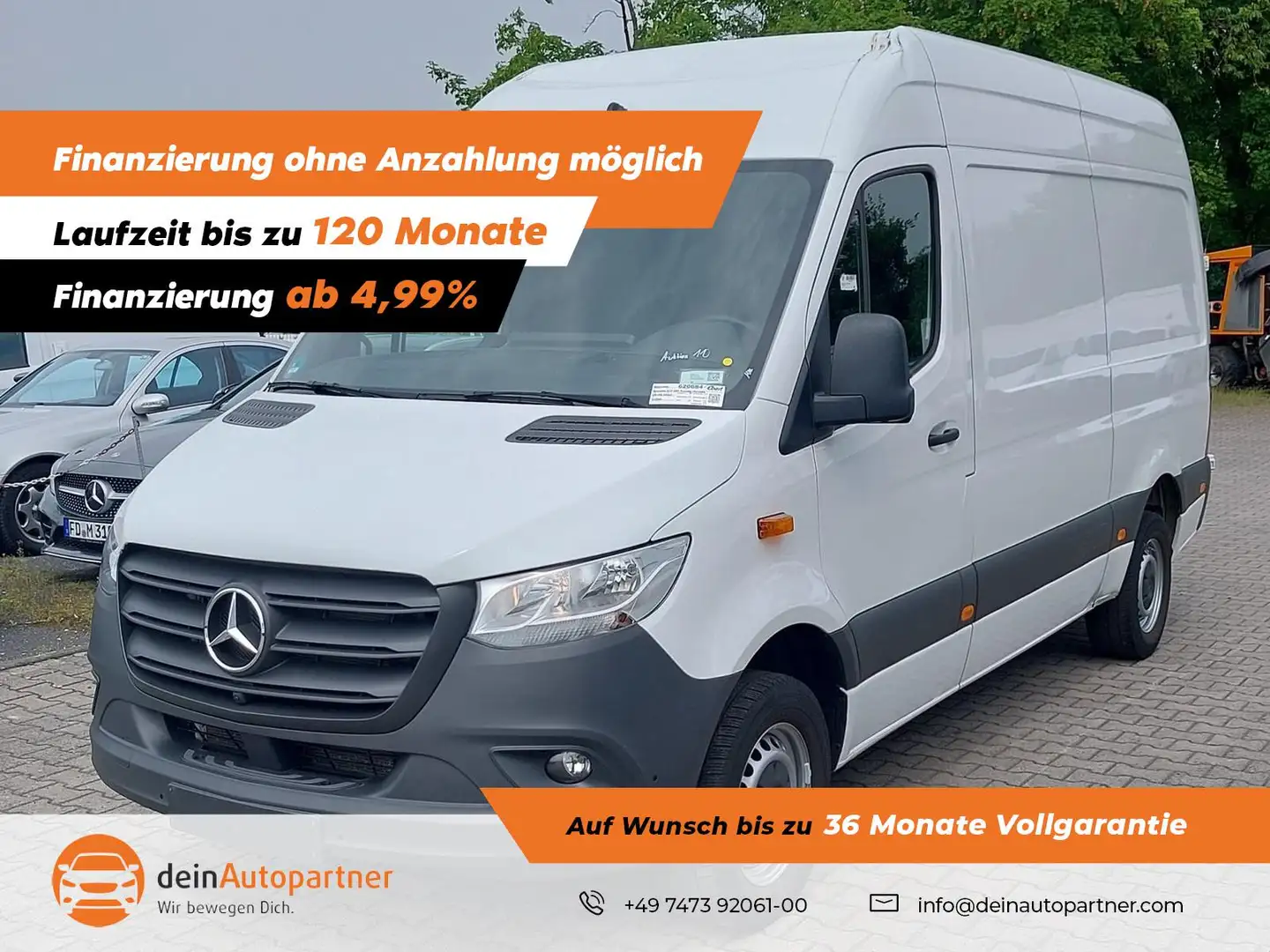 Mercedes-Benz Sprinter III Kasten 317 CDI RWD L2 NAVI/KLIMA/SHZ/360° KAME Blanc - 1