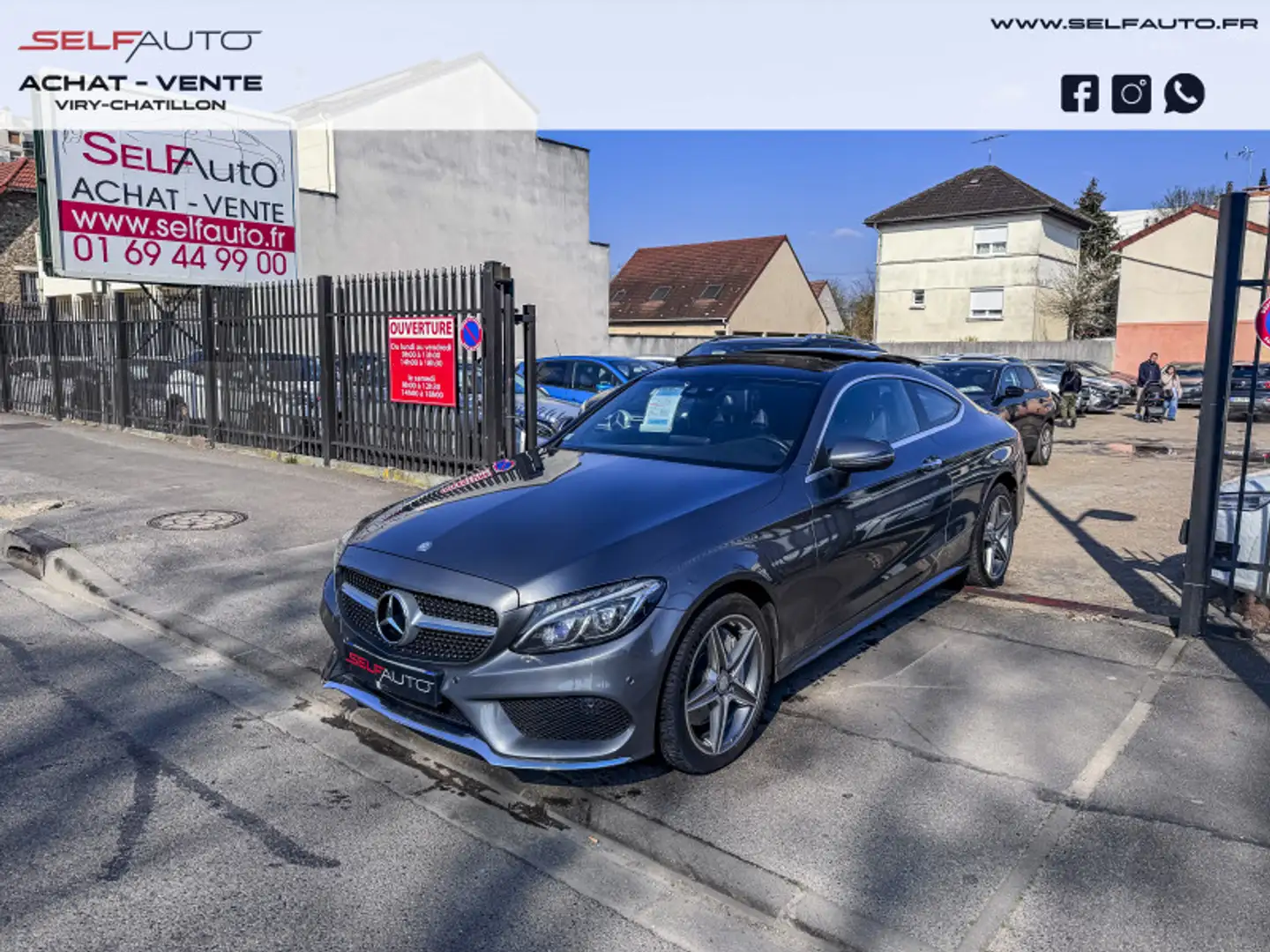 Mercedes-Benz C 250 250 D 204CH SPORTLINE 4MATIC 9G-TRONIC Gris - 1
