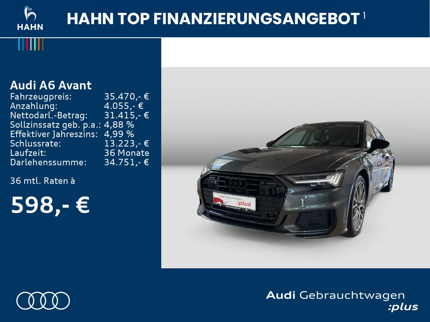 Audi A6 55TFSIe quat S-trc S-line HD Matrix B+O Noir - 2