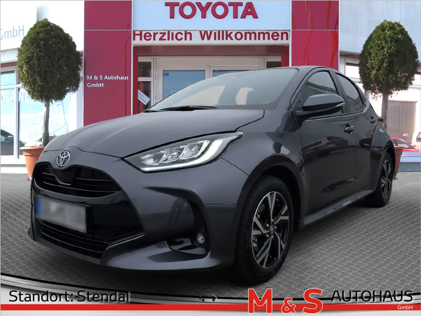 Toyota Yaris 1.5 Hybrid Teamplayer KOMFORT-PAKET LED Gris - 1