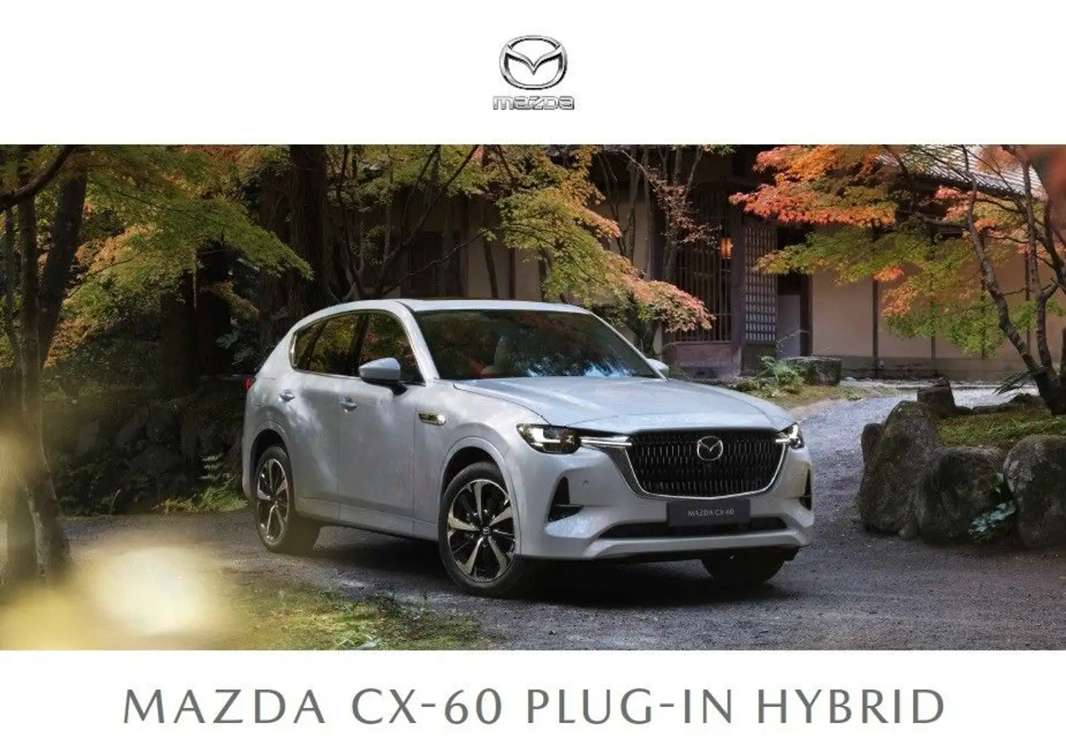 Mazda CX-60 PHEV HOMURA *AWD*Matrix-LED*360°*AHK*PANO Weiß - 1