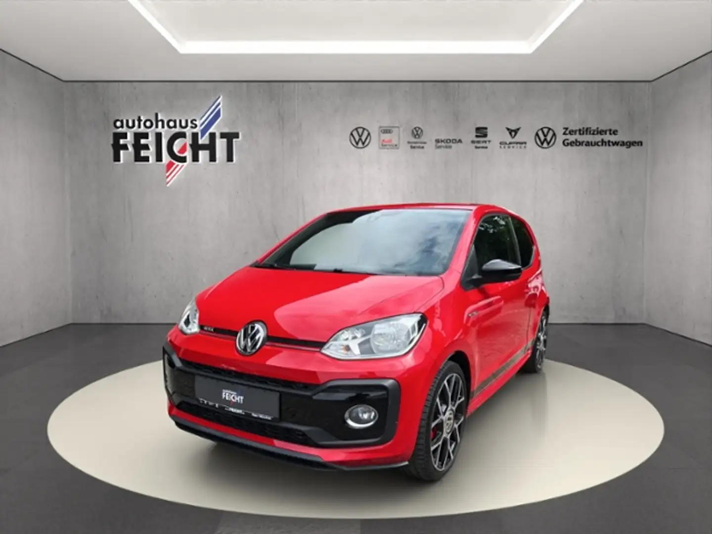 Volkswagen up! GTI 1.0 TSI MAPS&MORE+SITZHEIZUNG+CLIMATRO. Rouge - 1
