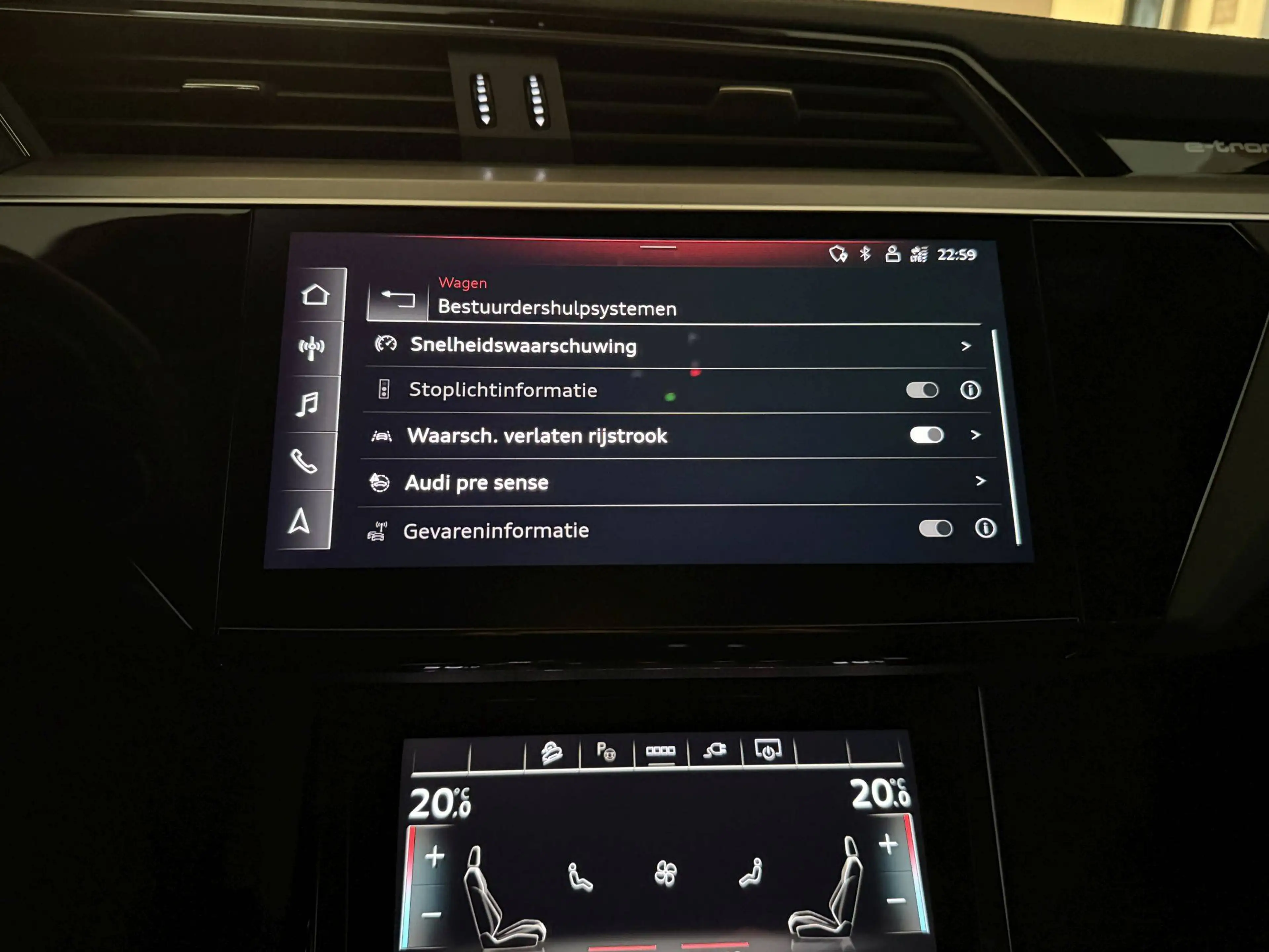 Audi SQ8 e-tron 503PK QUATTRO * FULL BLACK PACK * STANDVERWARMING * LEDER * 22" RS VELGEN * * 31844km!!! — photo 12