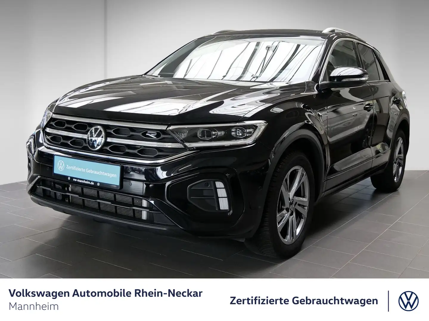 Volkswagen T-Roc 1.5 TSI R-Line DSG Navi AHK Kamera uvm Schwarz - 2