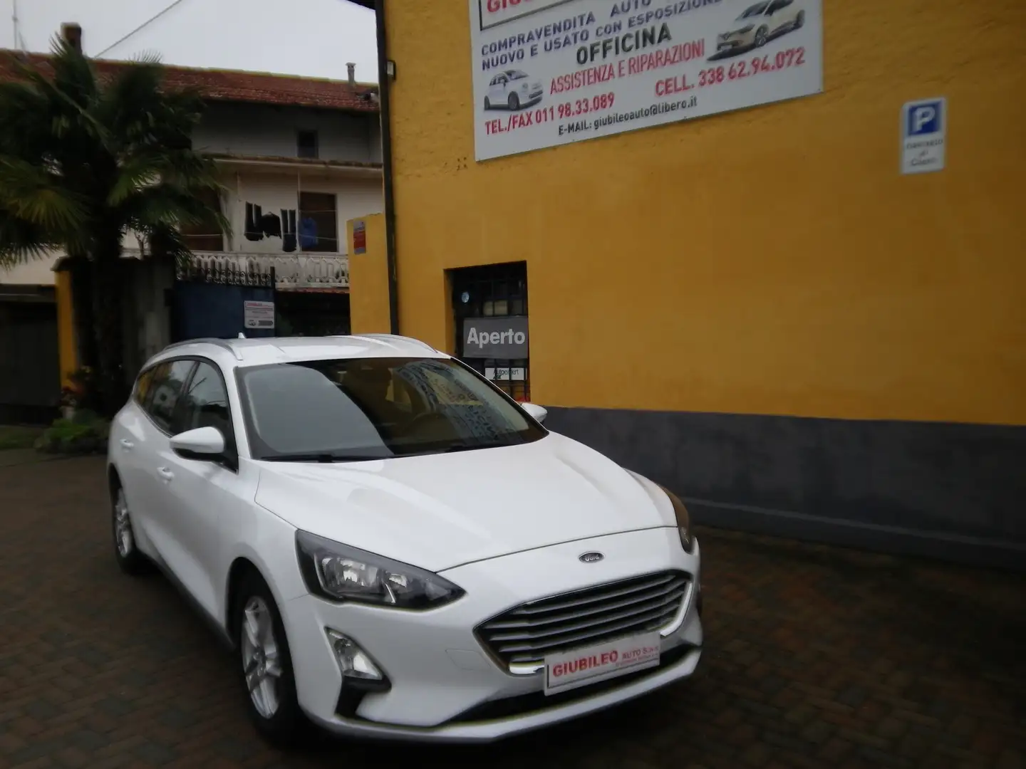 Ford Focus 1.5 EcoBlue 120 CV SW Business- CO-PILOT E6D-TEMP Blanc - 1