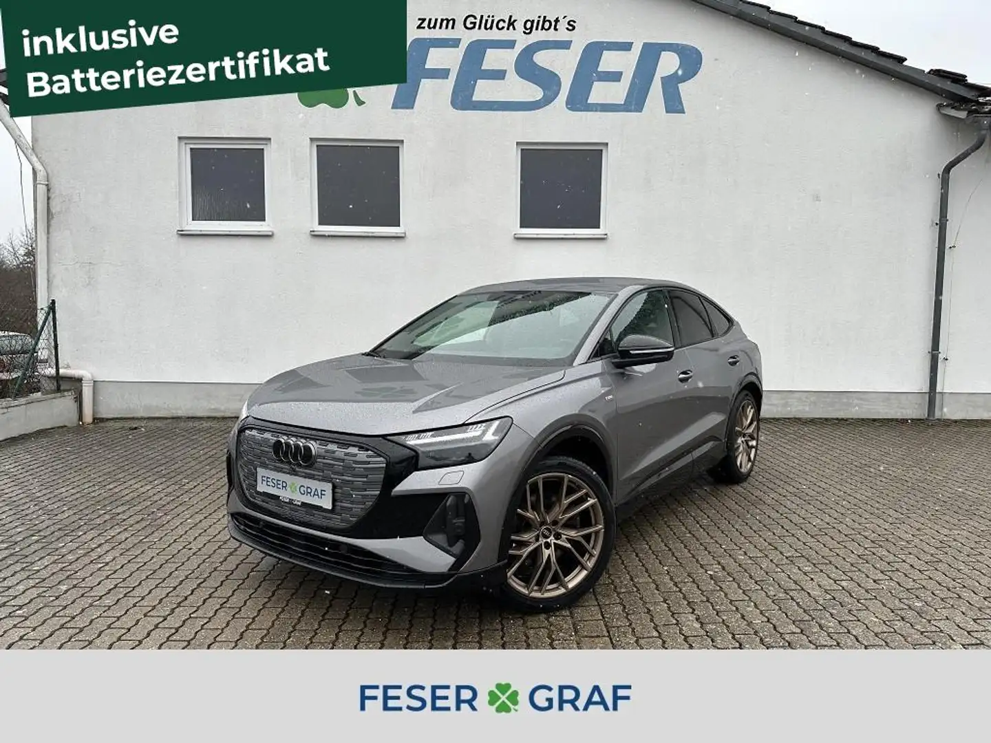 Audi Q4 e-tron Sportback e-tron 50 qu. ACC AHK MATRIX EDITION ONE Grijs - 1