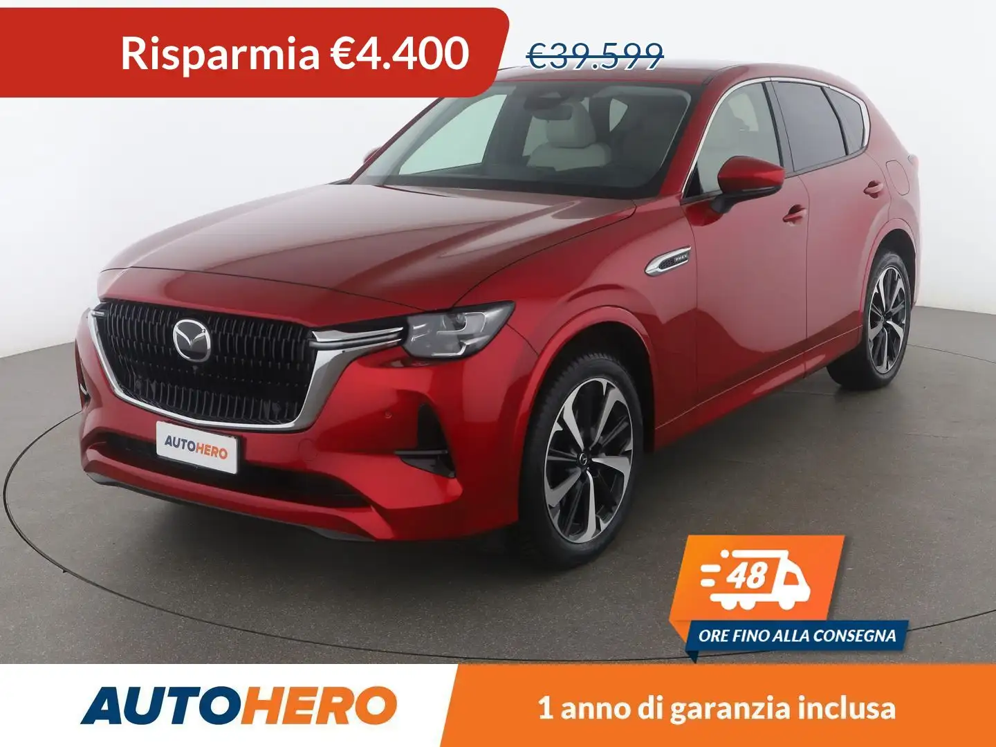 Mazda CX-60 2.5 e-Skyactiv Plug-in Hybrid Takumi AWD Červená - 1