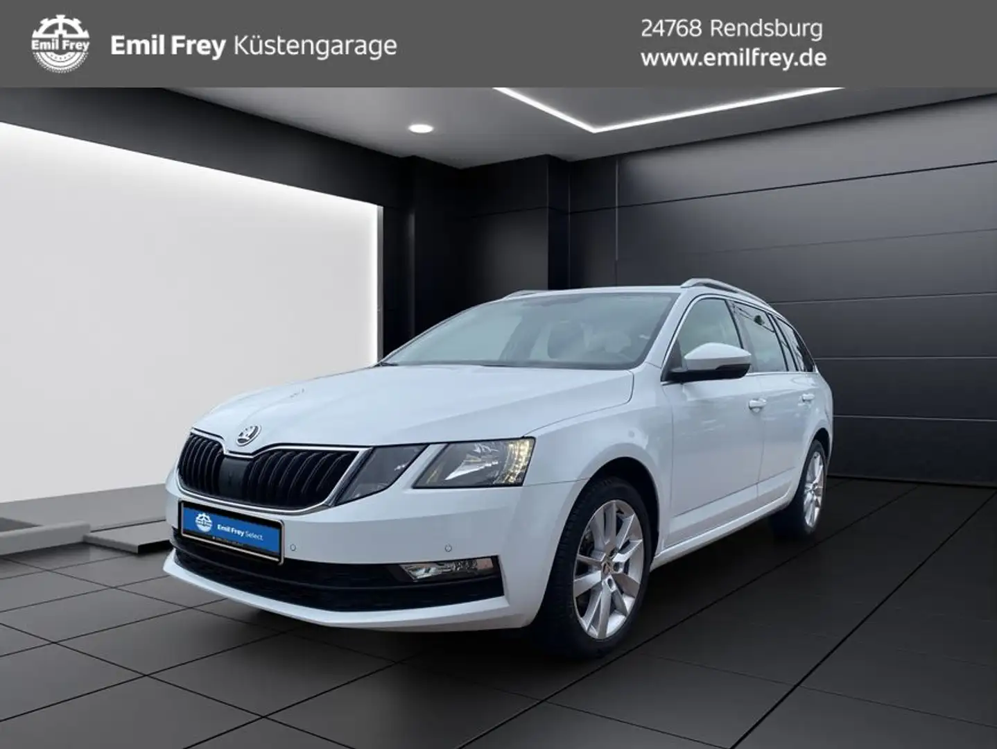 Skoda Octavia Combi 1.5 TSI DSG Ambition NAV SHZ PDC G Blanc - 1