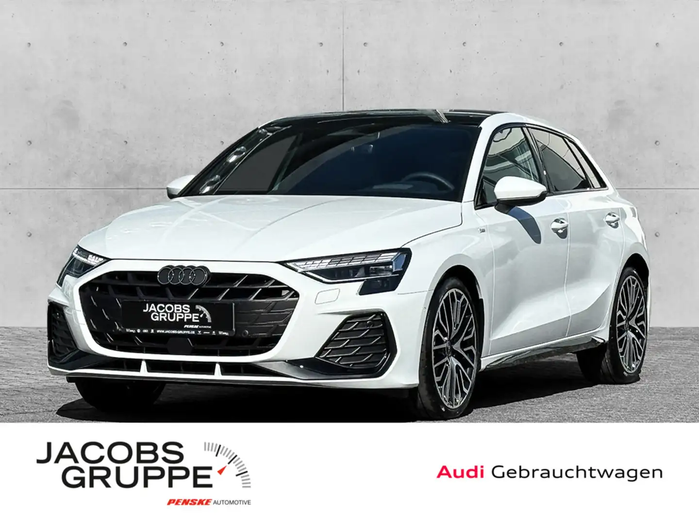 Audi A3 Sportback TDI S line Black+/Matrix/Pano/Kamera Weiß - 1