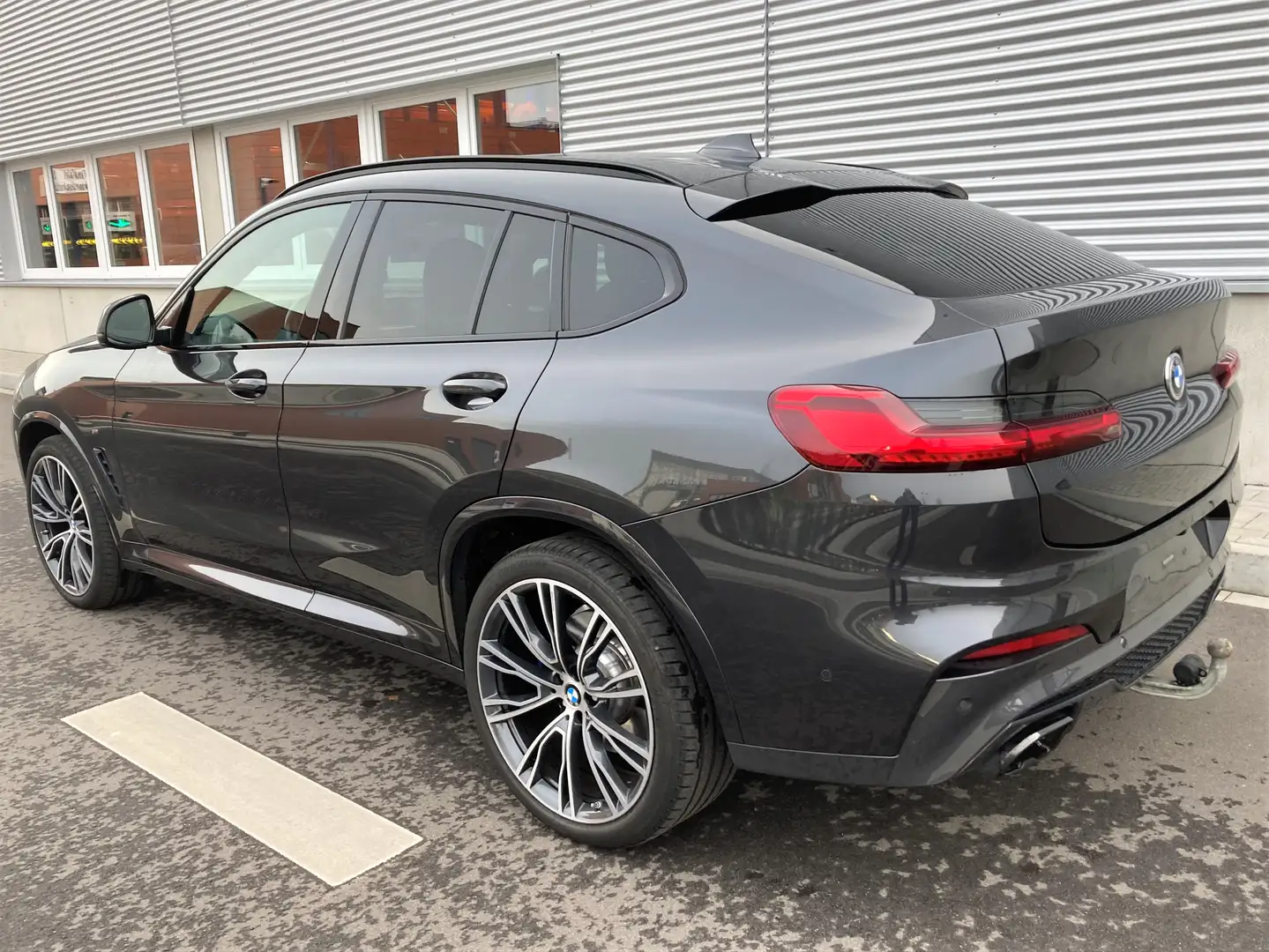 BMW X4 M M40d-ACC-21Z-KEYLESS-KAMERA-HUD-AHK-HYBRID-GARANTI Grau - 1
