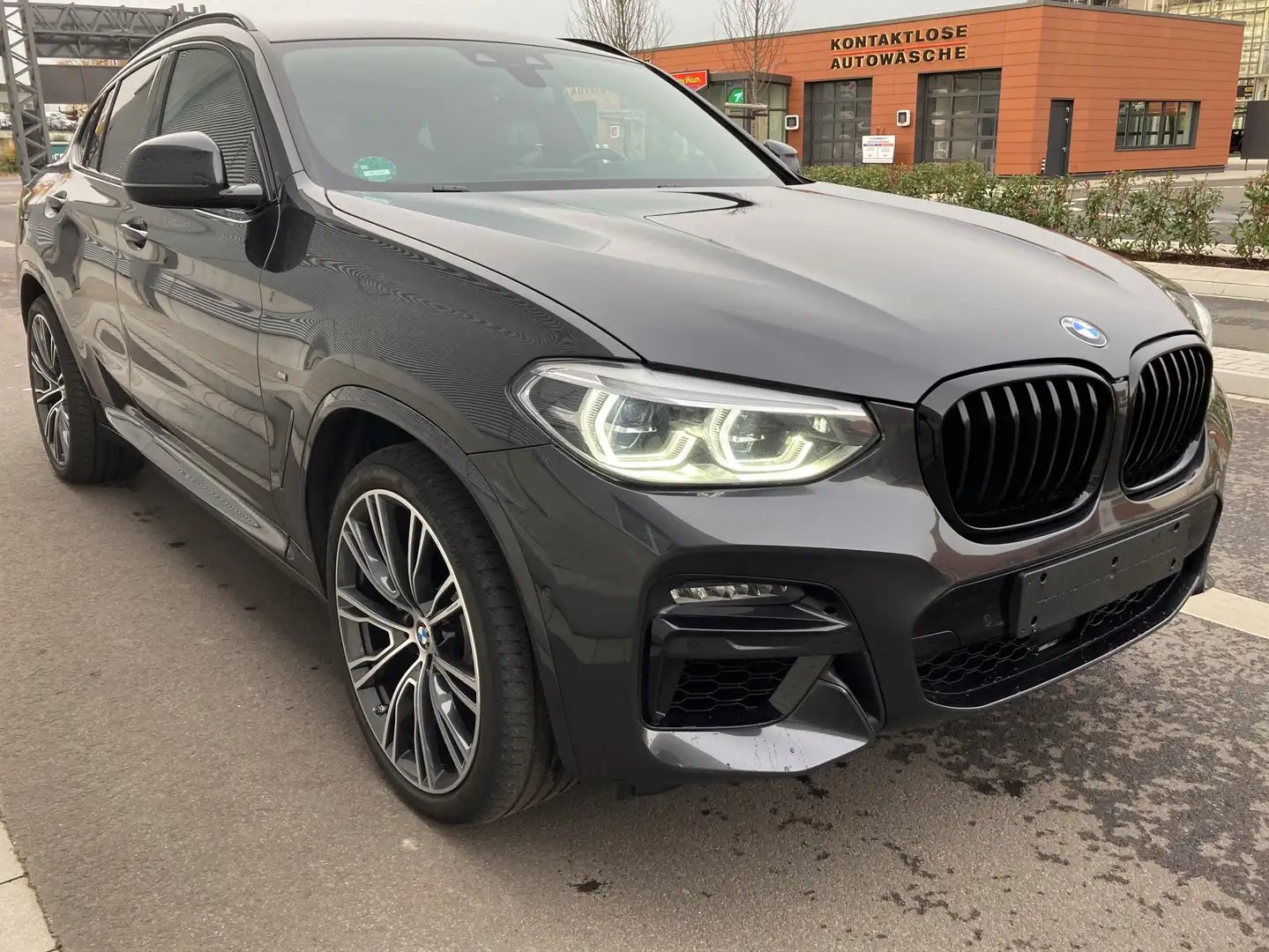 BMW X4 M M40d-ACC-21Z-KEYLESS-KAMERA-HUD-AHK-HYBRID-GARANTI Grau - 1