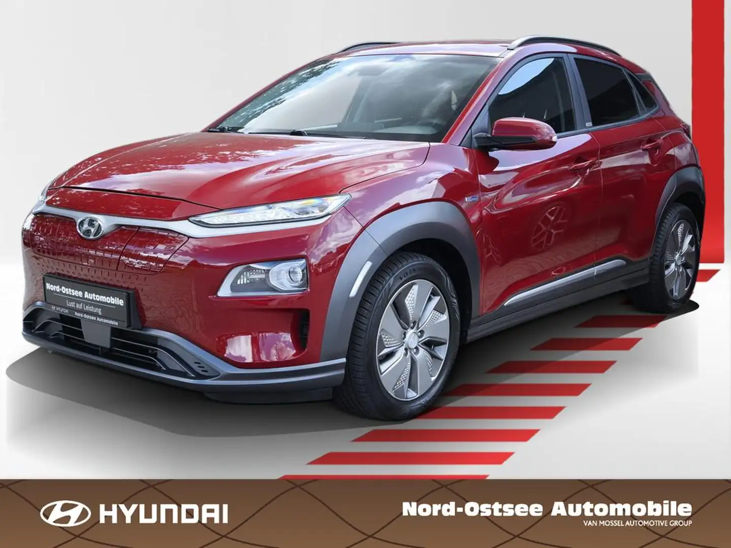 Hyundai KONA STYLE ELEKTRO 2WD KAMERA ACC PDC KLIMA Rouge - 1