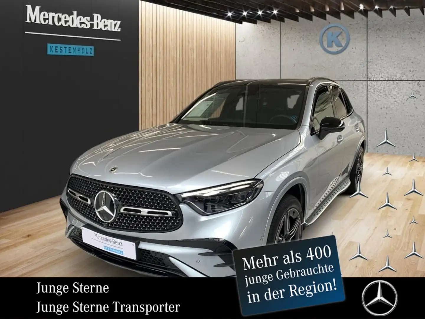 Mercedes-Benz GLC 300 de 4MATIC *AMG*Night*Memory*MBUX*PANO*LM Silber - 1