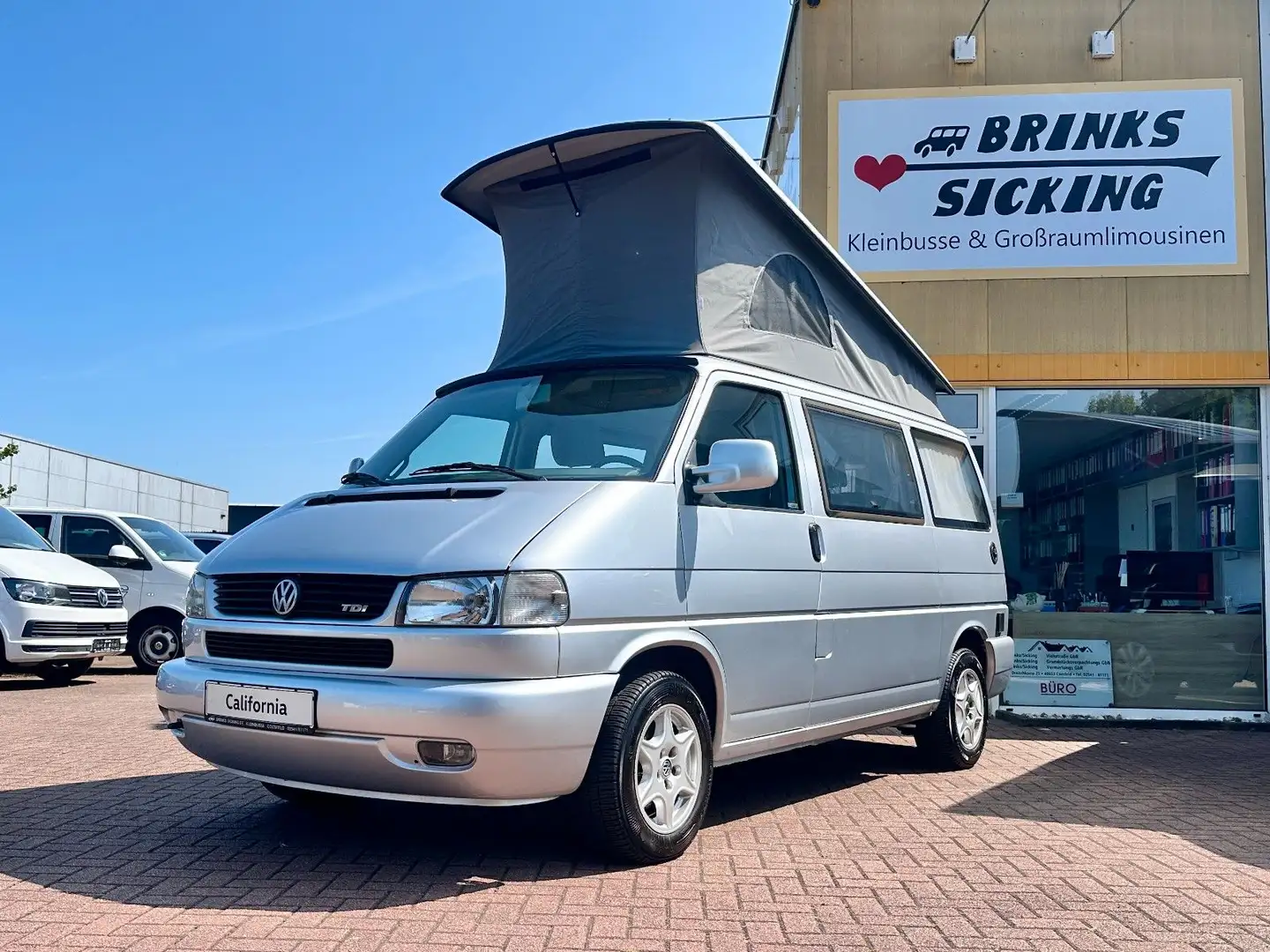 Volkswagen T4 California 2.5 TDI/Aufstelldach NEU/Klima/TOP srebrna - 1