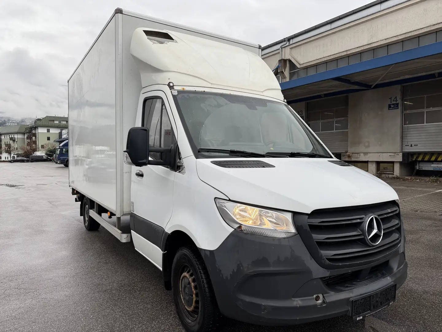 Mercedes-Benz sprinter kasten koffer mit hebebühne Blanc - 2