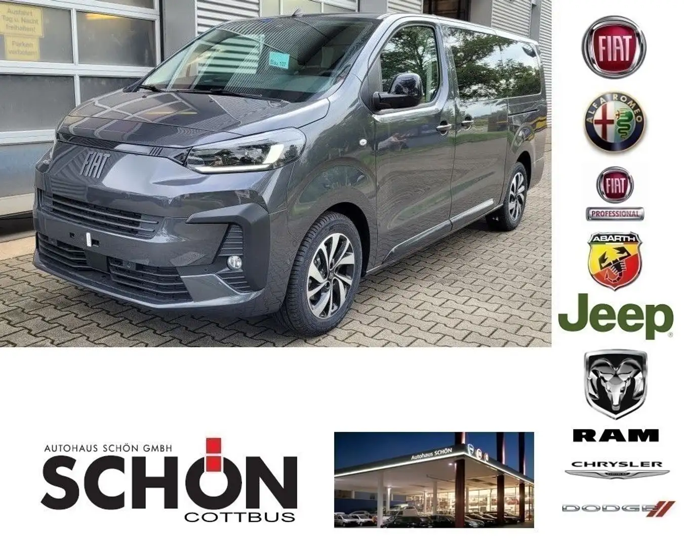 Fiat Ulysse Basis L3 2.0L Diesel 180 PS AT - 8-Sitzer Gri - 1