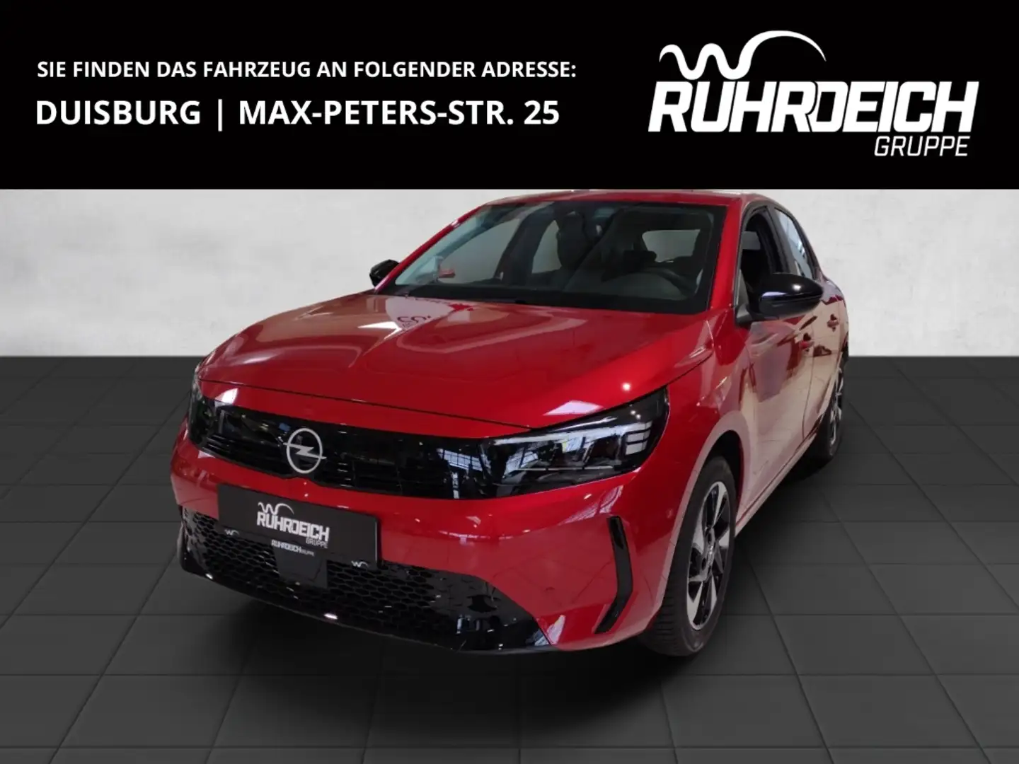 Opel Corsa-e F Edition ALLWETTER LED PDC KLIMAAUTO CARPLAY DAB Red - 1