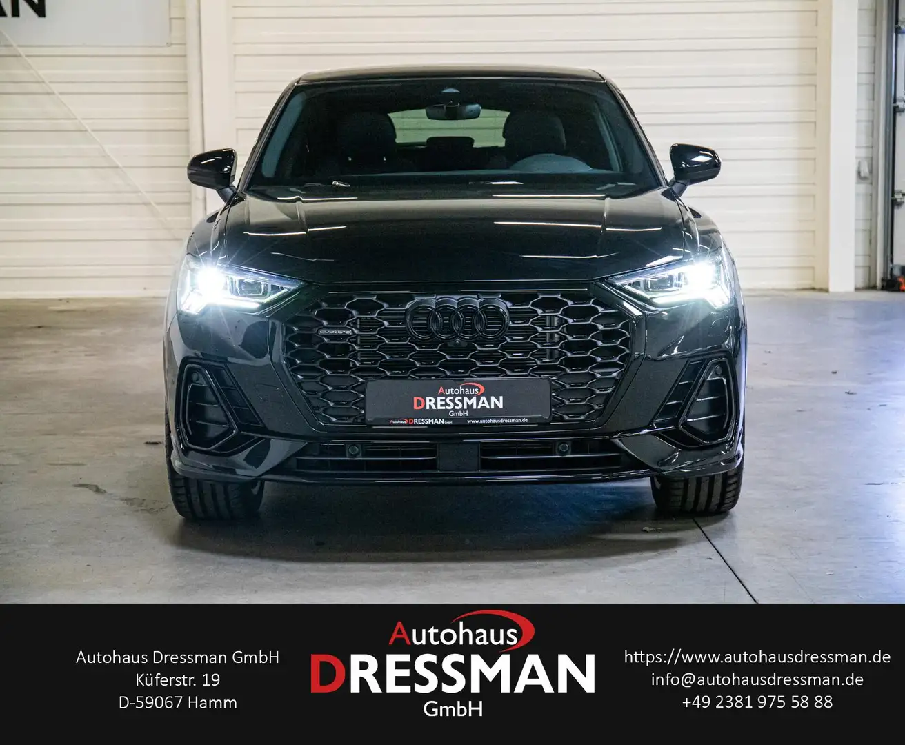 Audi Q3 40TFSI SPORTBACK Q. S-LINE PANO NAVI AHK 360° Negro - 2