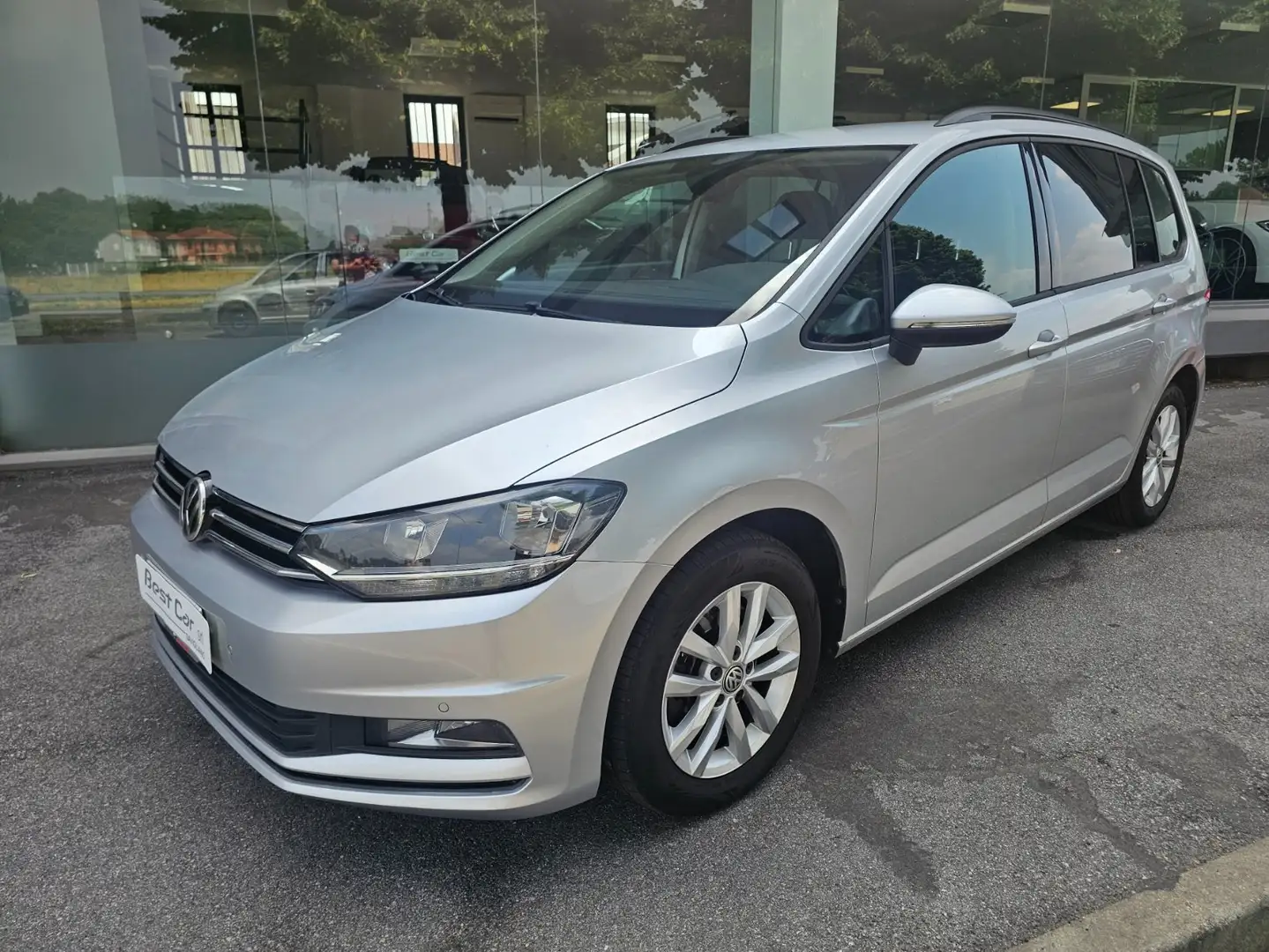 Volkswagen Touran Touran 1.6 116 CV/CONFORTOLINE/SENSORI/NAVI/7POSTI Argento - 1