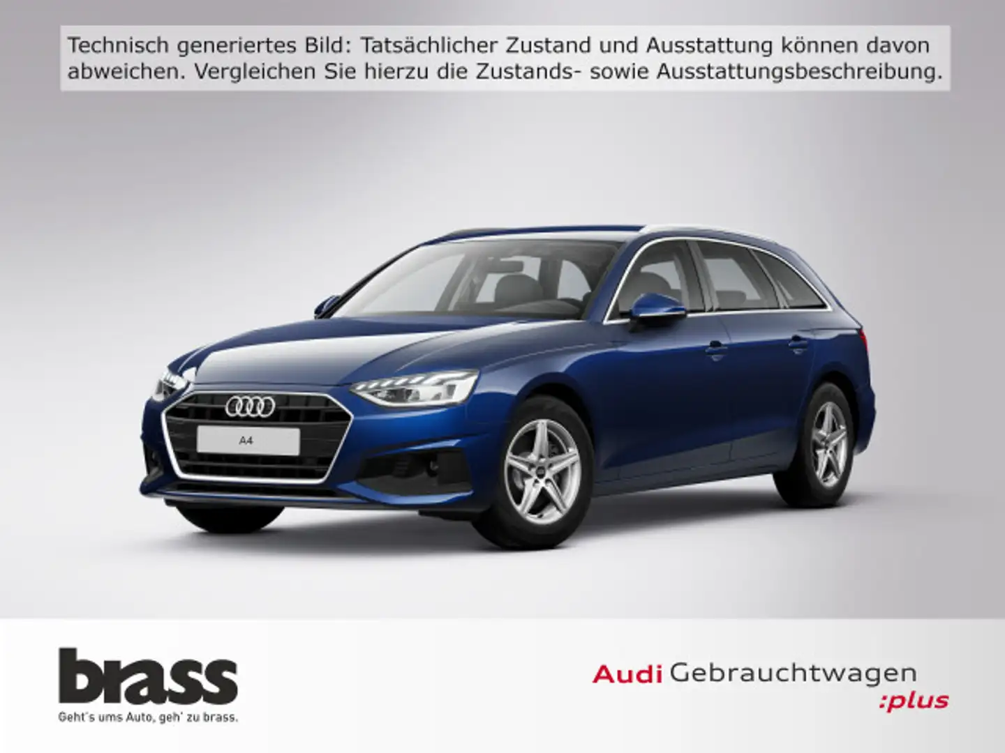 Audi A4 35 TDI 120(163) kW(PS) S tronic Blau - 1