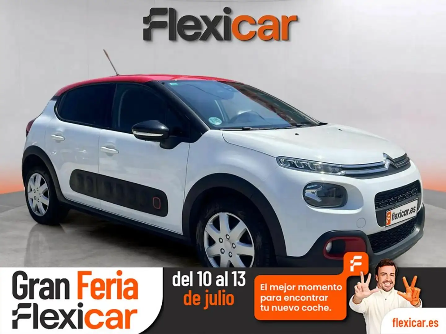 Citroen C3 BlueHDi 55KW (75CV) VAN! Uso comercial Wit - 1