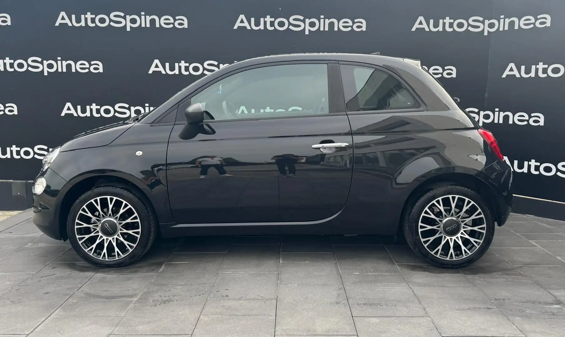 Fiat 500 1.0 Hybrid 70 CV #carplay #senpark #sensluci #cru Nero - 2