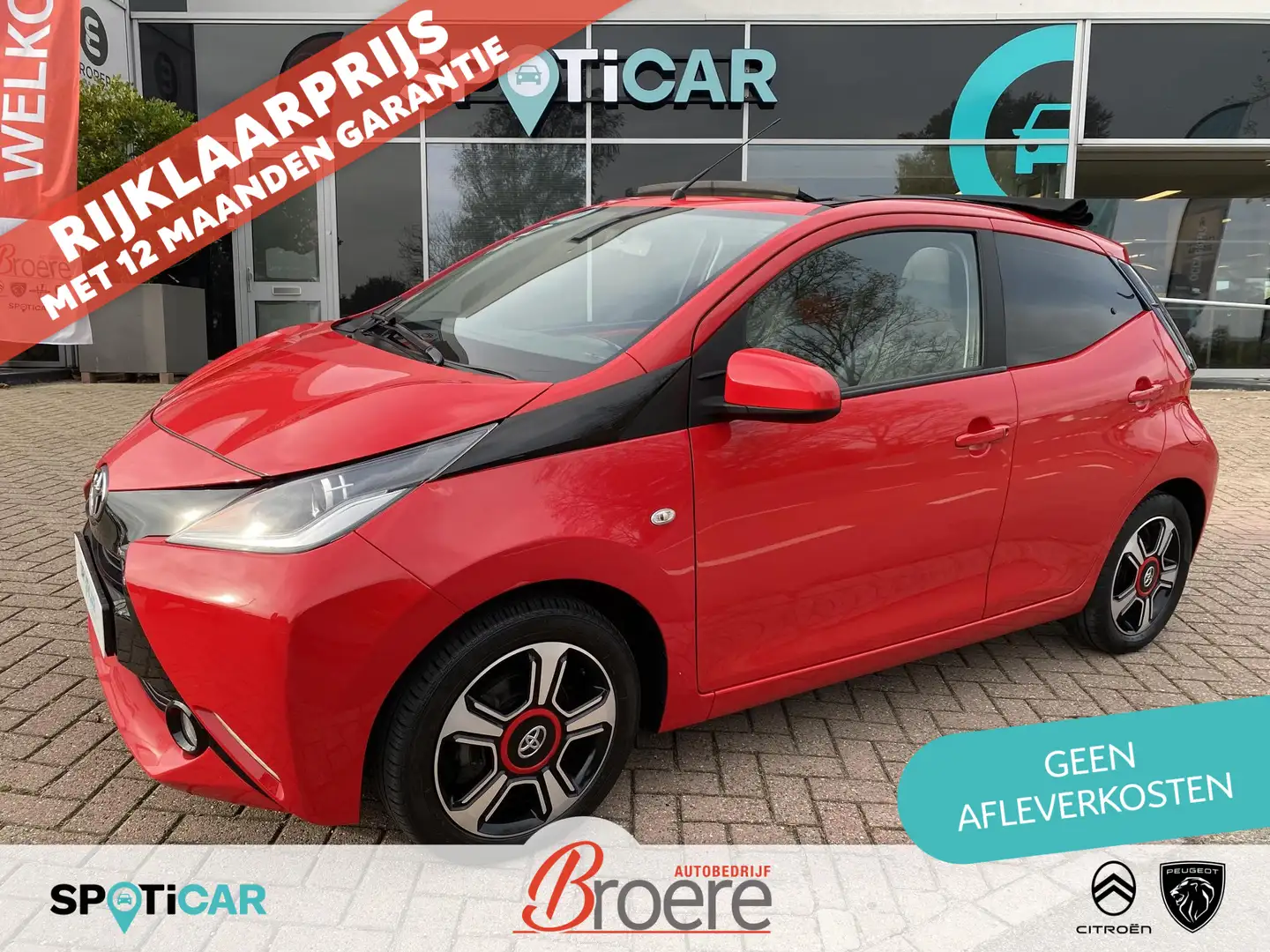 Toyota Aygo 1.0 VVT-i 68 pk x-cite 5 drs Airscape Rosso - 1