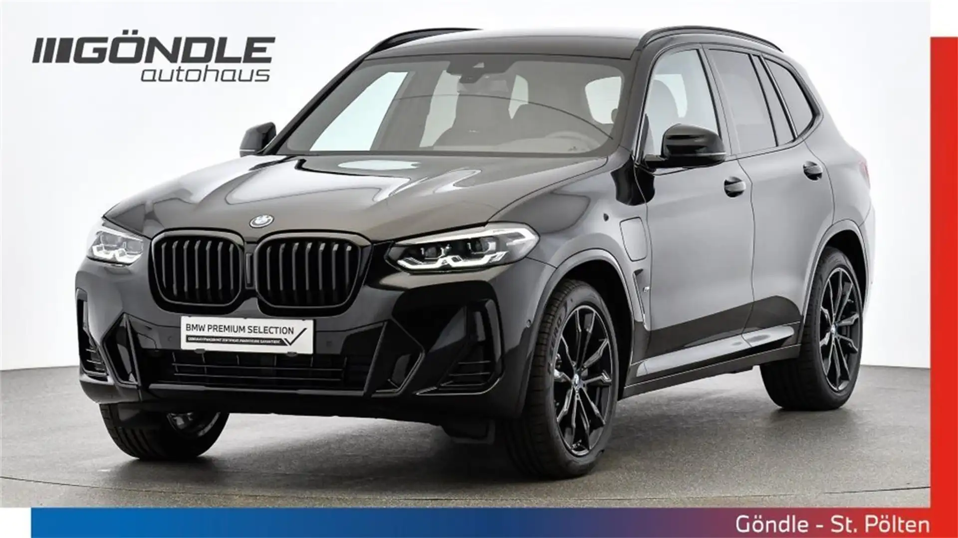 BMW X3 xDrive30e Noir - 1