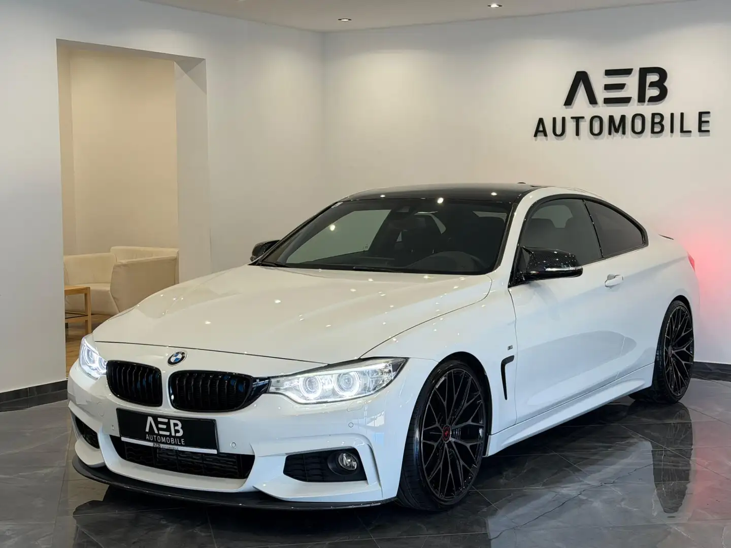 BMW 420 d M Sport**M-Technic**Shadow-Line**RFK**SHZ**UVM** Weiß - 1