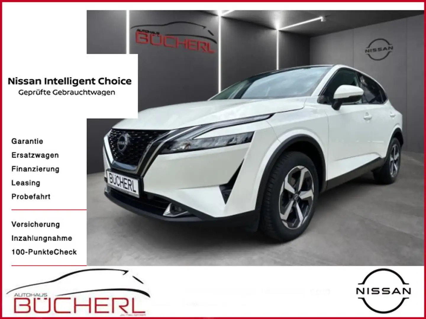 Nissan Qashqai N-Connecta MHEV, 360°-Kam, Winterpaket Weiß - 1