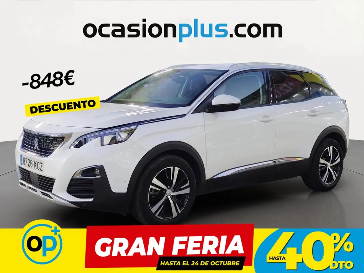 Peugeot 3008 1.2 S&S PureTech Allure EAT6 130 Blanco - 1