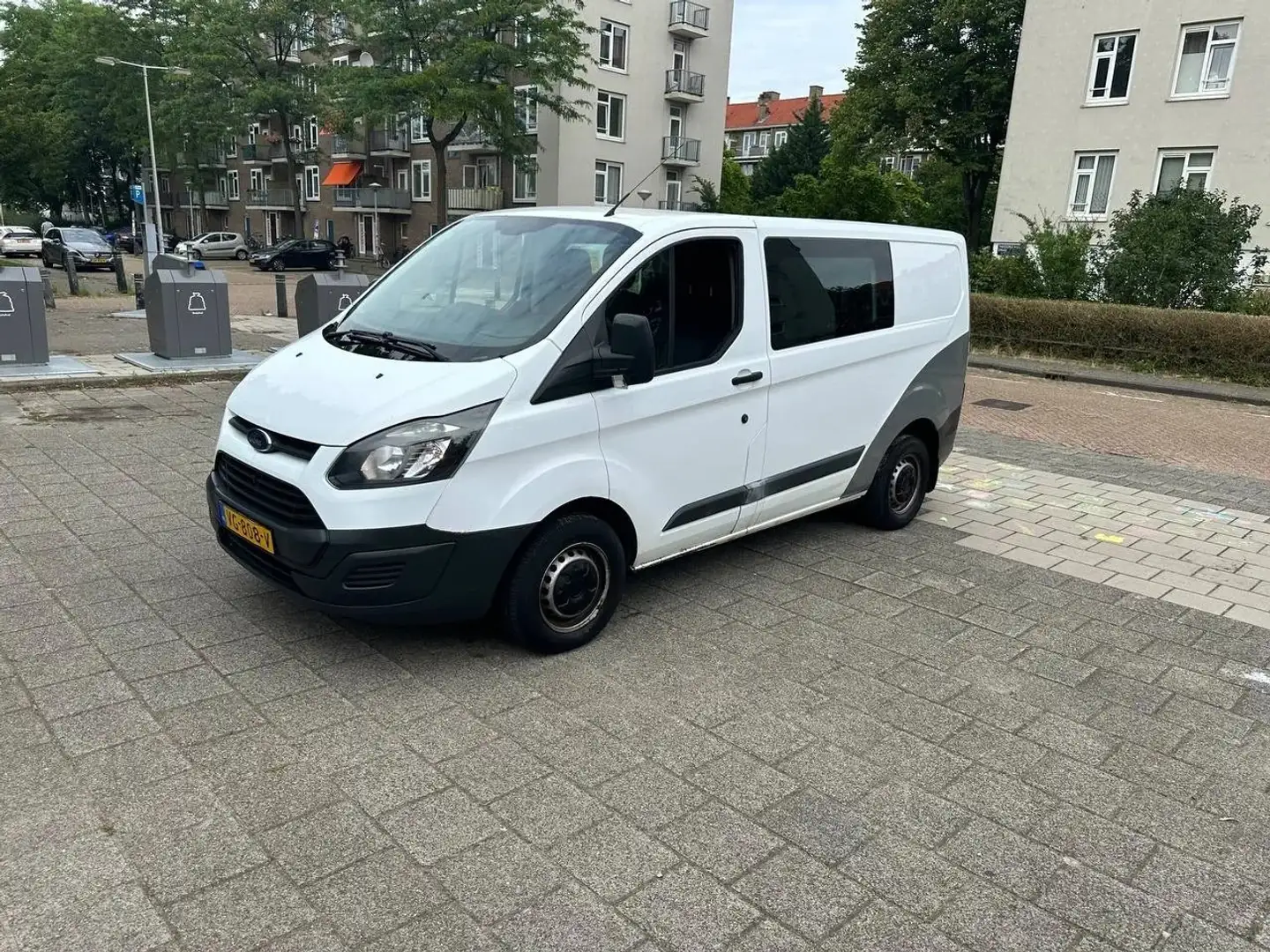 Ford Transit Custom 2.0 TDdi 300S NW APK Dubbel Cabine 6pers Airco Wit - 1