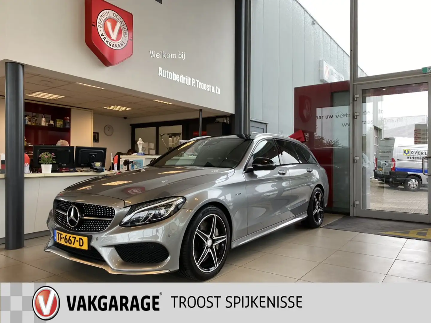 Mercedes-Benz C 450 Estate AMG 4MATIC,4x4,367Pk,Automaat,Panoramadak,H Grey - 1
