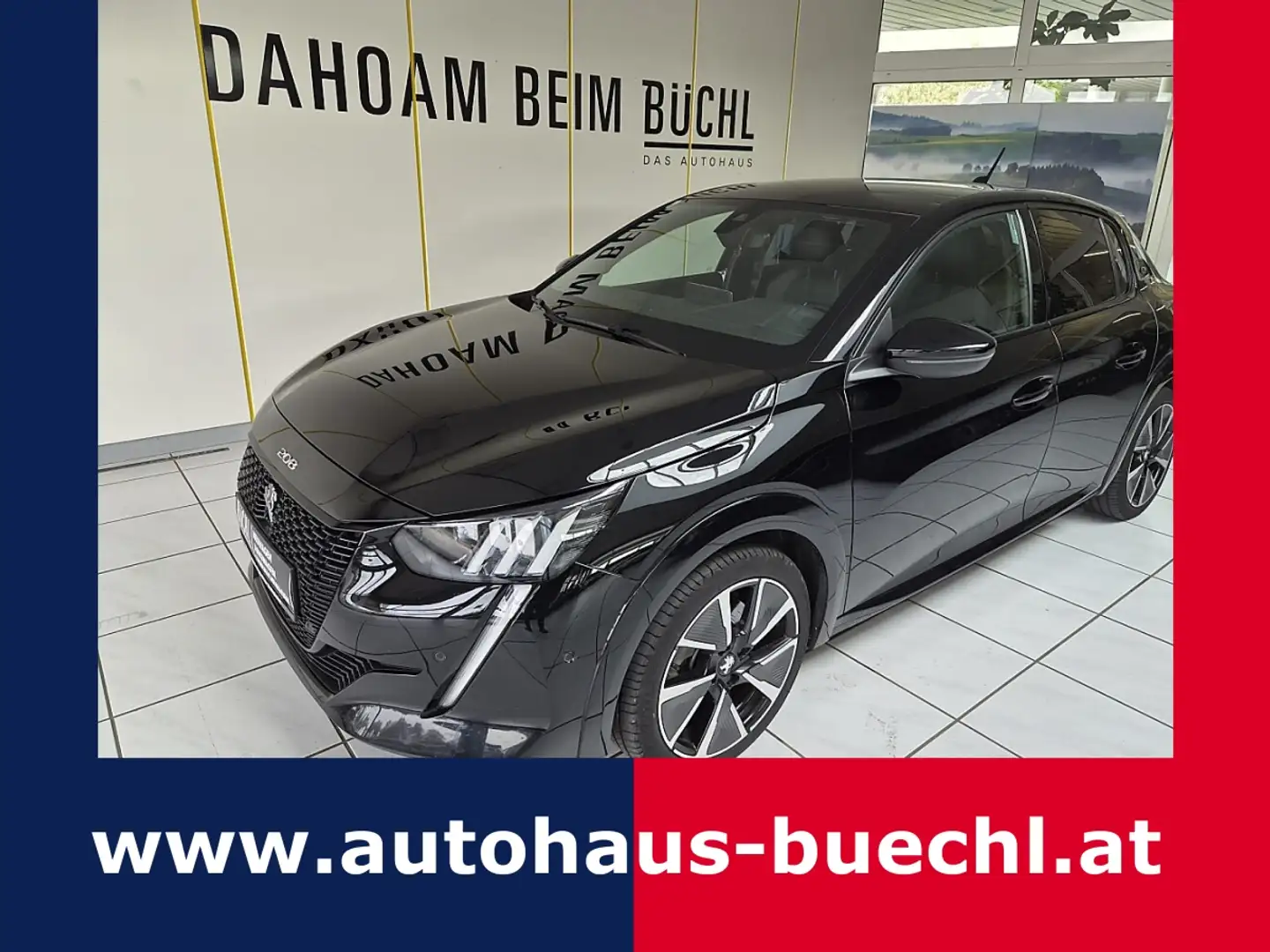 Peugeot e-208 50kWh GT Schwarz - 1