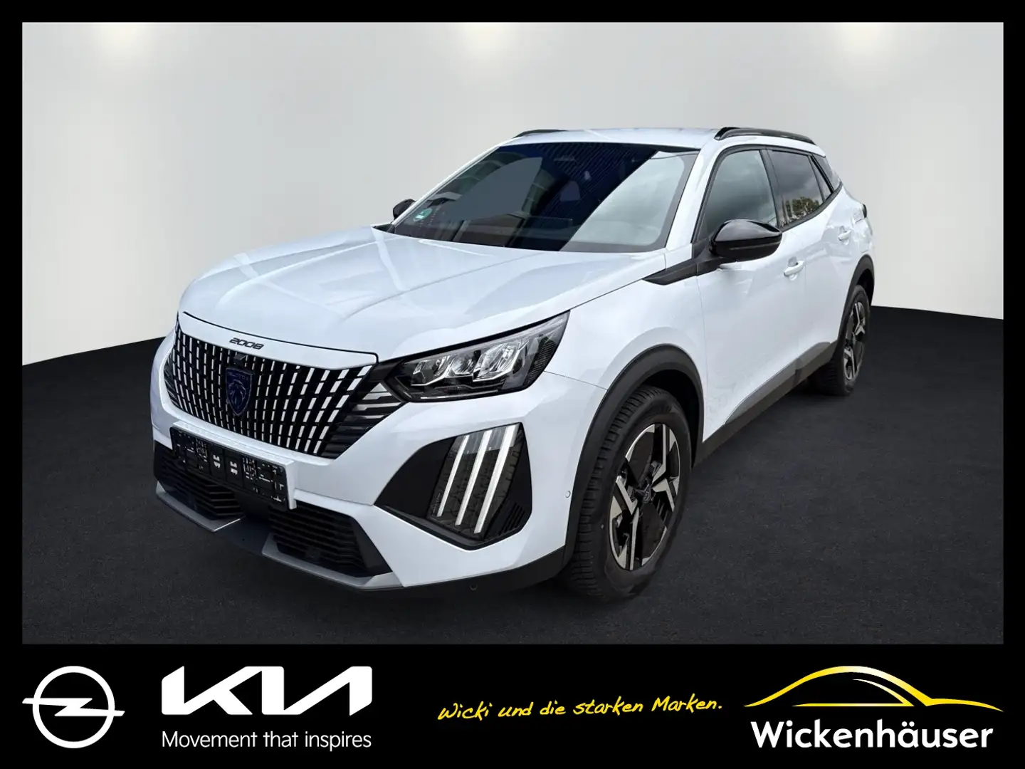 Peugeot 2008 1.2 145 Allure ACC*LED*SHZ*Klima*PDC Weiß - 1
