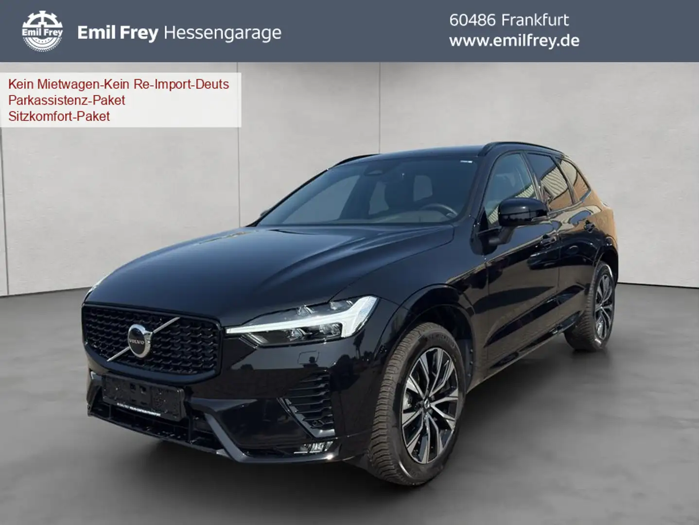 Volvo XC60 XC60 B5 AWD Plus-Dark Aut PilotAssist BLIS AHK H&K Schwarz - 1