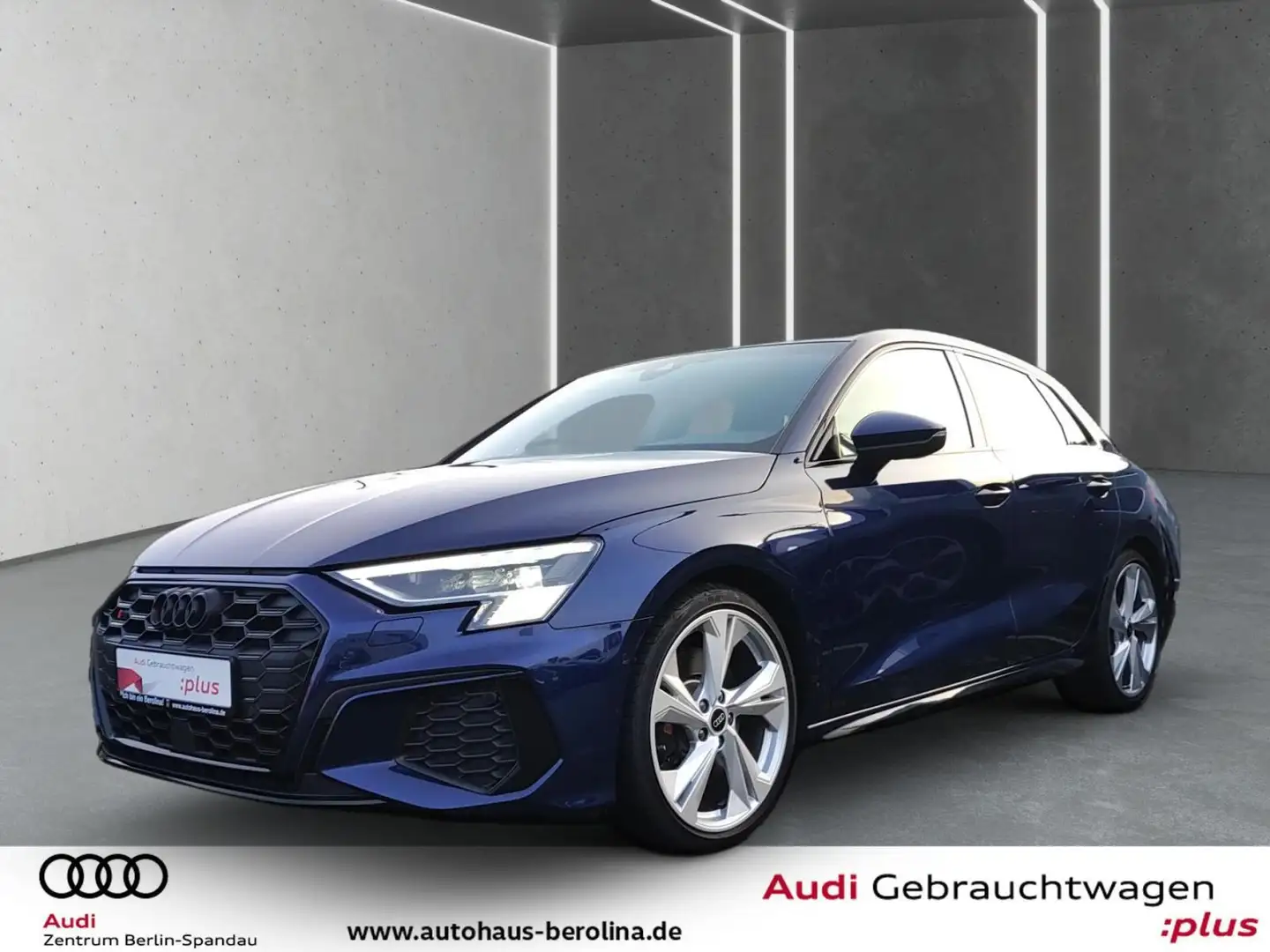 Audi S3 *MATRIX*B&O*Opt.-Schwarz+*NAV+* Blau - 2