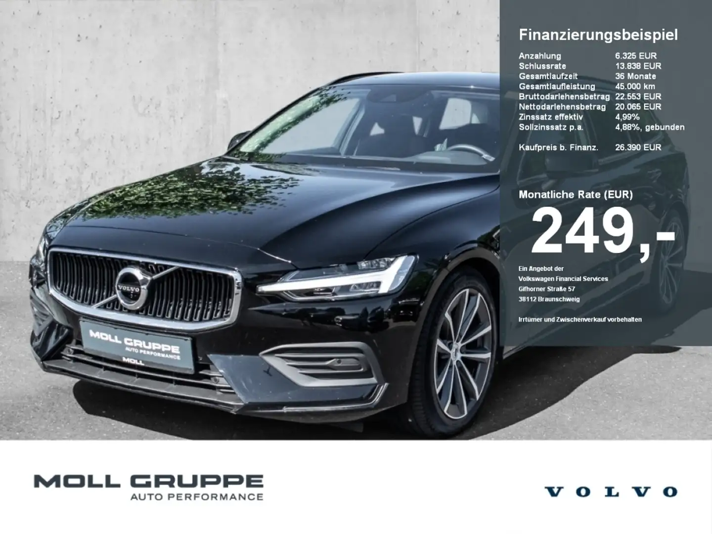 Volvo V60 B4 Momentum Pro NAVI PDC LED Czarny - 1