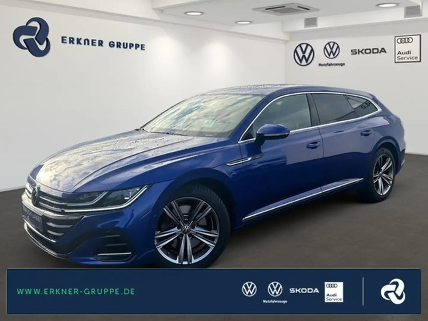 Volkswagen Arteon Shooting Brake 2.0TSI DSG R IQ+HEADUP+STNDHZ+++ Blau - 1