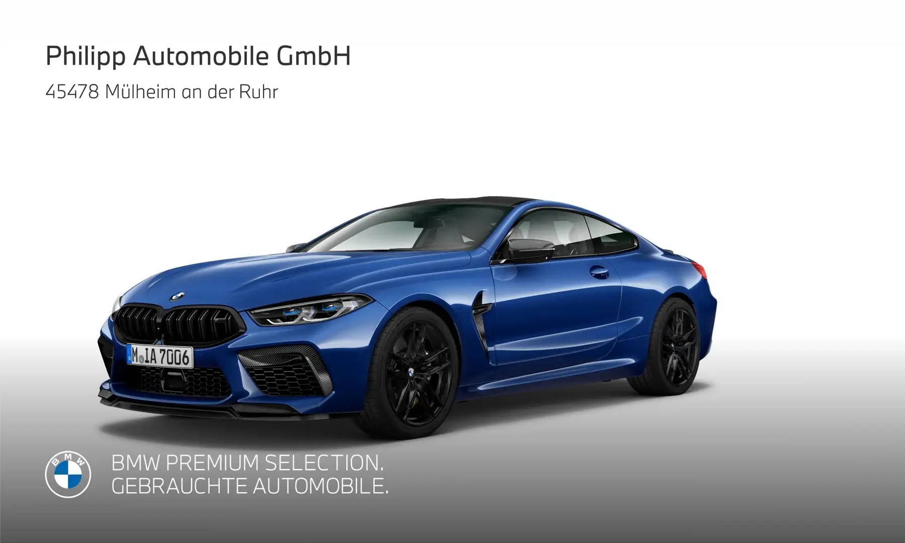 BMW M8 Competition Coupé xDrive CarbonKeramik B&W Blau - 1