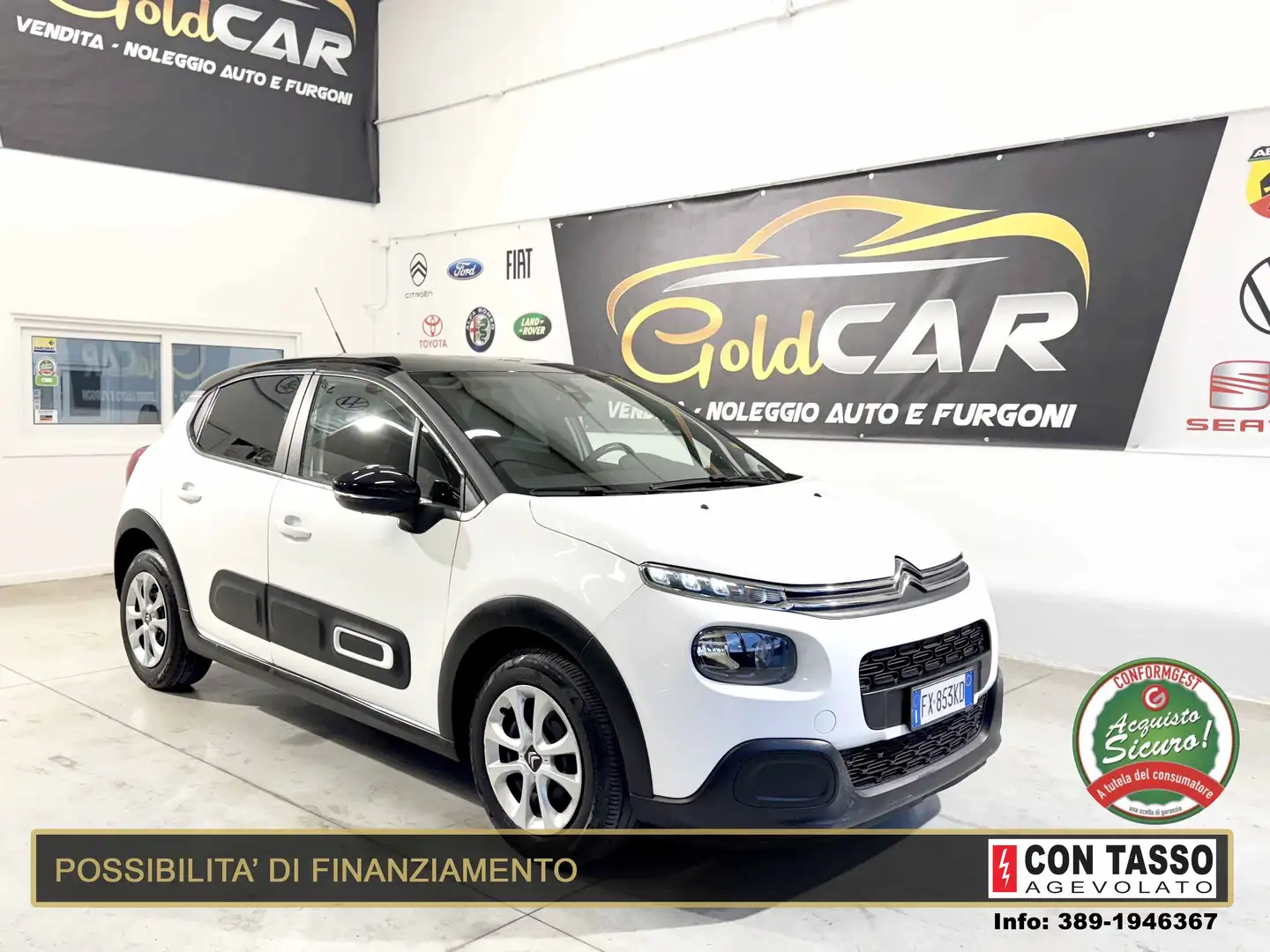 Citroen C3 C3 1.5 bluehdi Shine s Blanc - 1