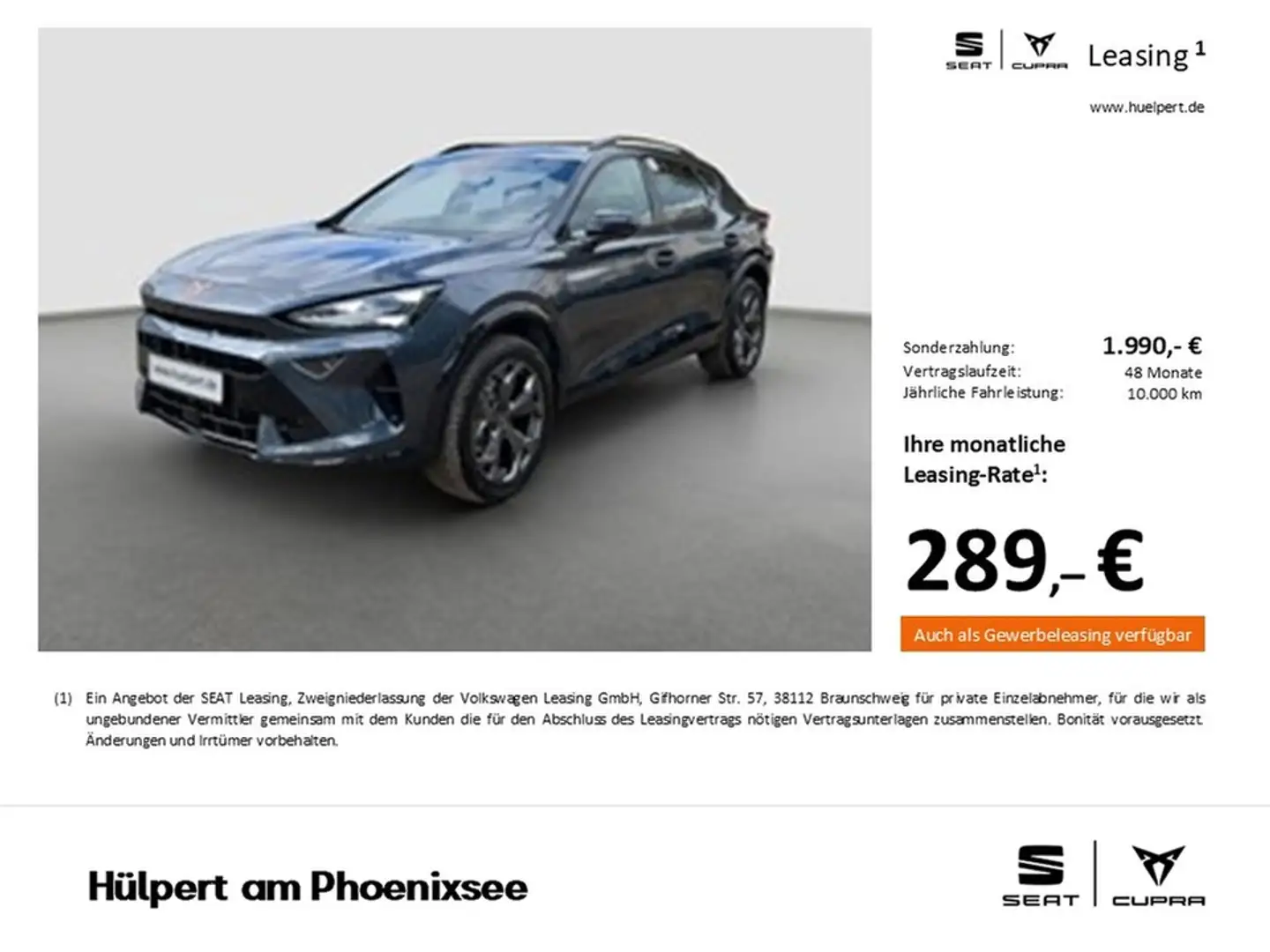 CUPRA Formentor 2.0 NEUES MODELL AHK 360°CAM ACC LM18 Gri - 1