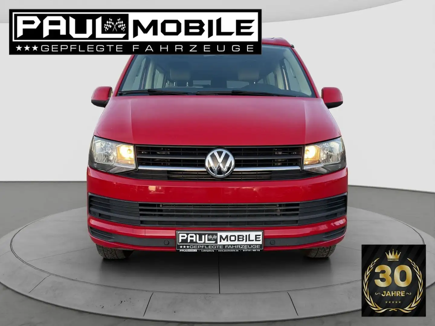 Volkswagen T6 California Beach Standheizung R-Cam PDC v+h Rot - 2