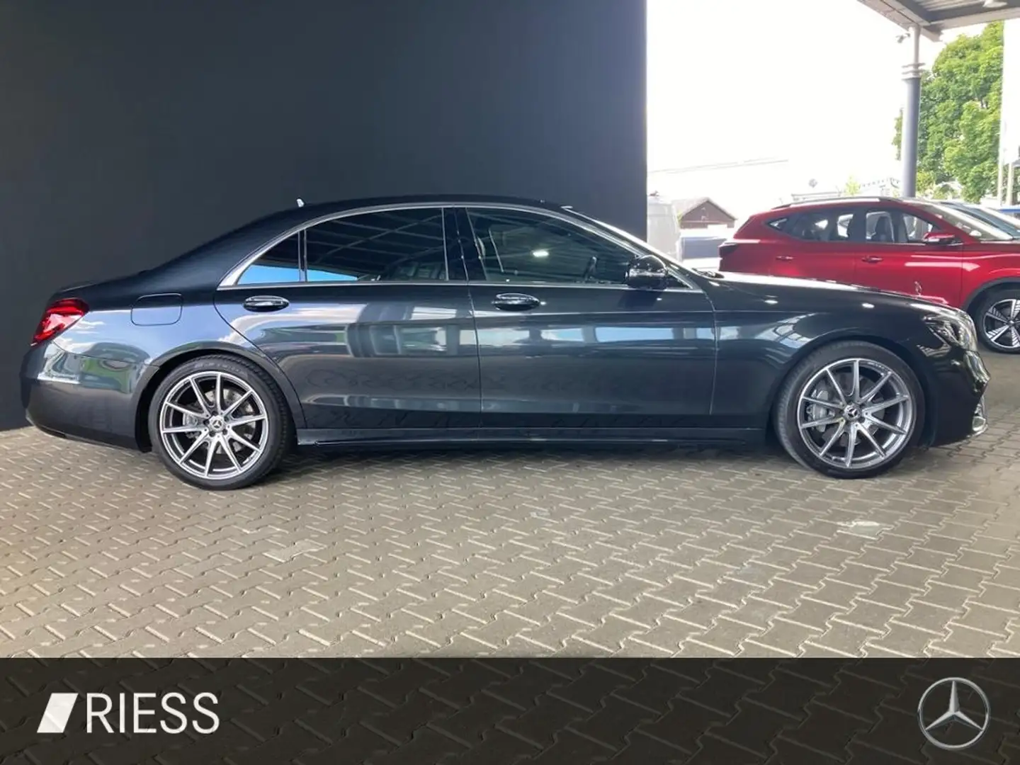 Mercedes-Benz S 400 d 4M Lang AMG+Pano+Massage+Burm+Distr+Memo Schwarz - 2