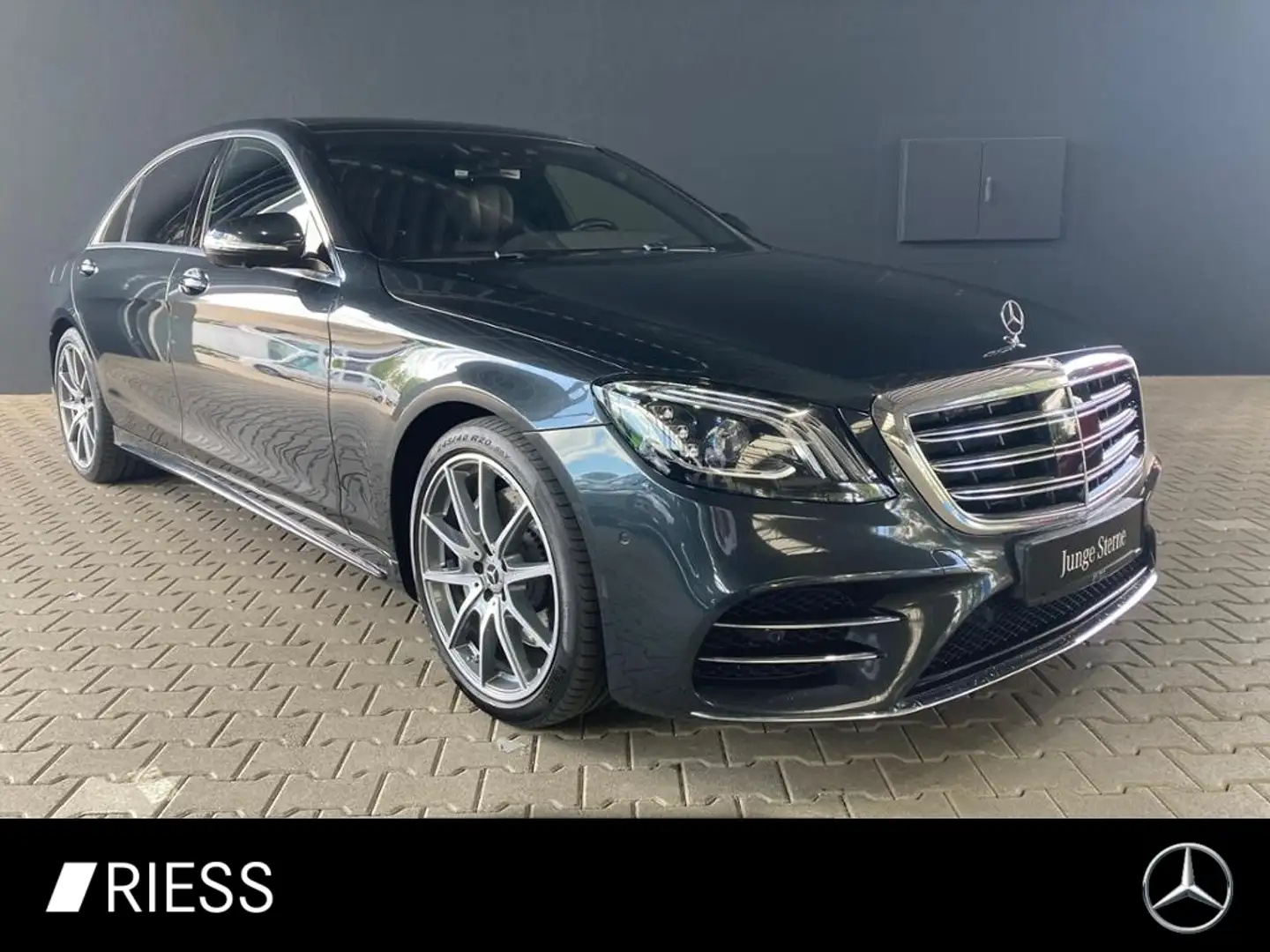 Mercedes-Benz S 400 d 4M Lang AMG+Pano+Massage+Burm+Distr+Memo Schwarz - 1