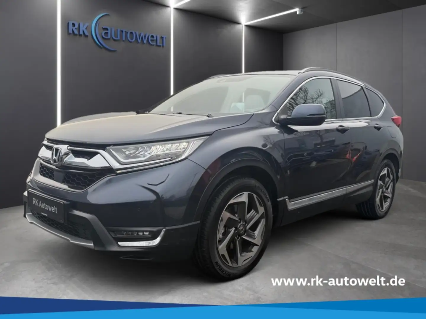 Honda CR-V Turbo VTEC 1.5 T 4WD Executive Panodach Navi Blau - 1