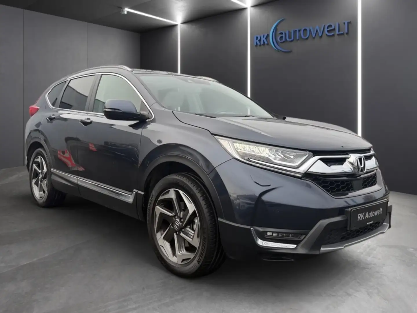 Honda CR-V Turbo VTEC 1.5 T 4WD Executive Panodach Navi Blau - 2